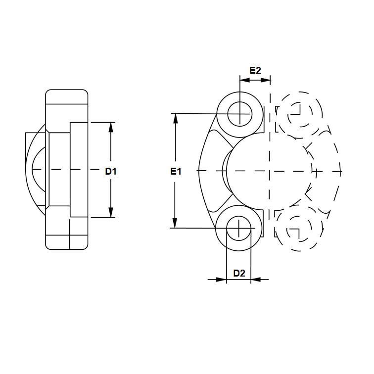 1/2 bride SAE 3000/6000 PSI