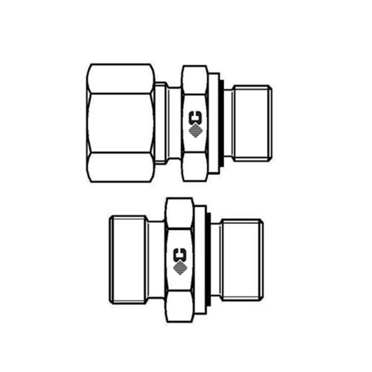 Union male métrique conique série LL