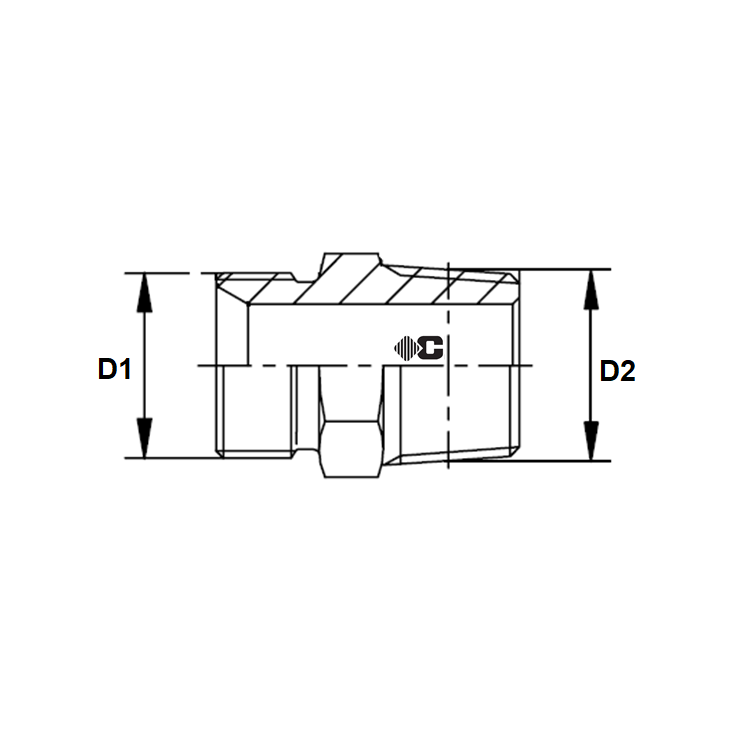 Adapteur male BSP x male BRIGGS