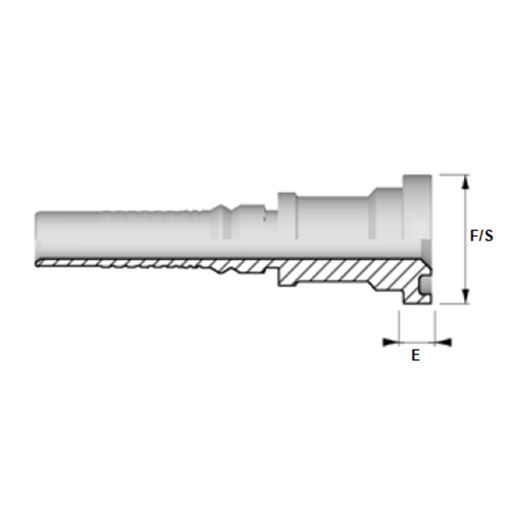 Embout interlock à bride 6000 PSI