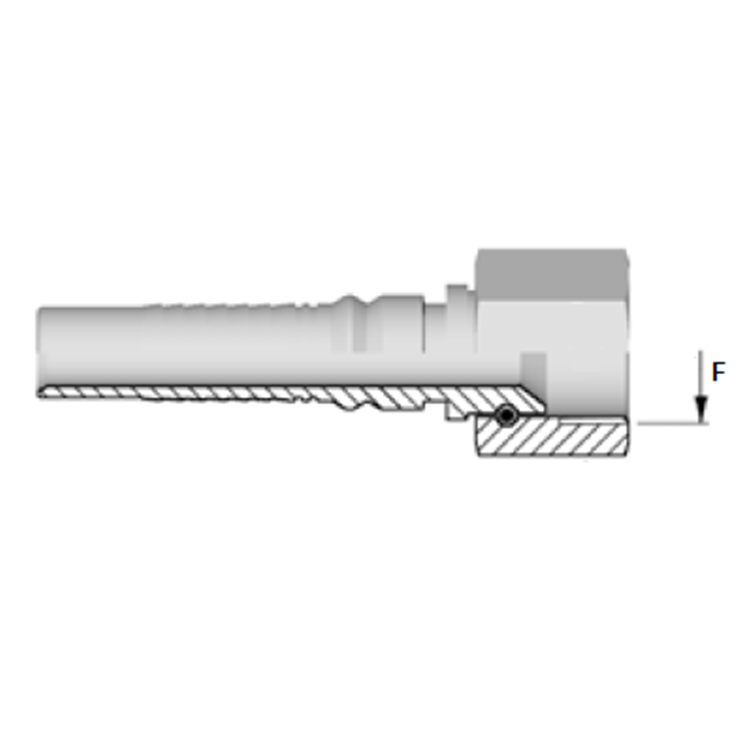Embout interlock femelle JIC