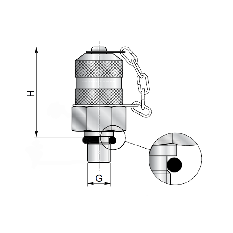 Prise de pression 16x200 implantation UNF