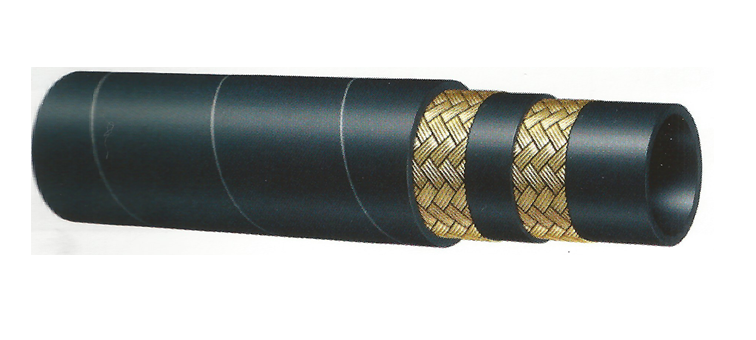 Tuyau 2 tresses acier robe mince Alfagomma