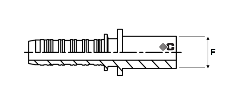 Embout à sertir tube métrique lisse inox