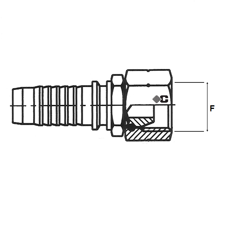Embout à sertir femelle NPT