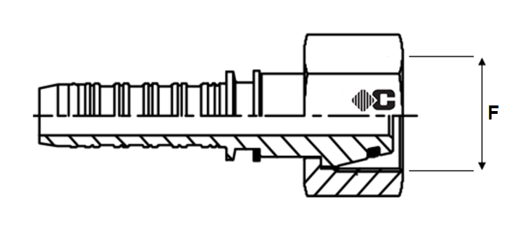 Embout à sertir femelle DIN L inox