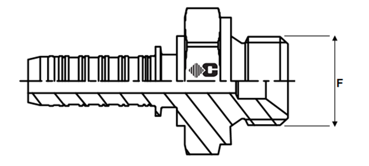 Embout à sertir male BSP inox