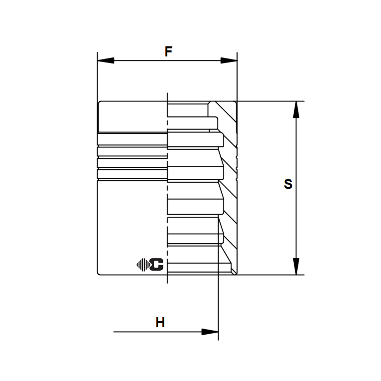 Jupes spécifique 4SP Alfagomma (avec dénudage)