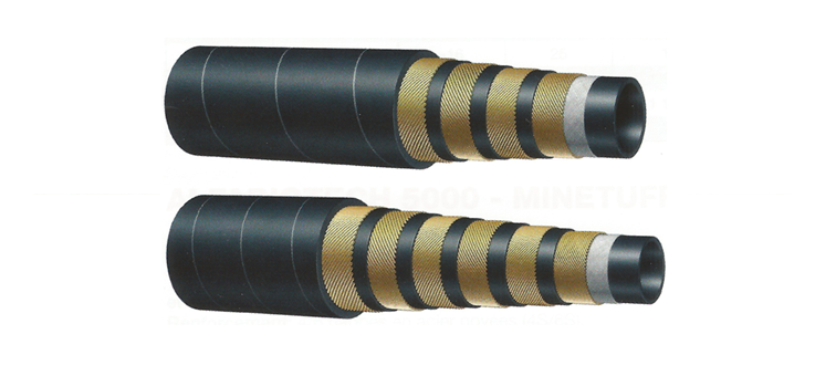 Tuyau 4/6 nappes acier R15 Alfagomma