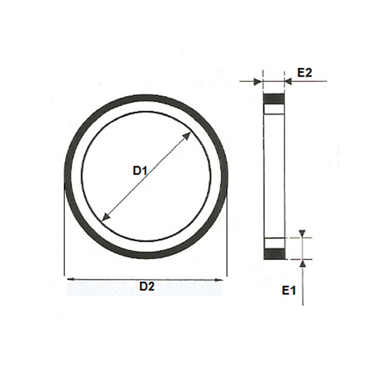 Joint bi-matière SAE 3000 et 6000 PSI