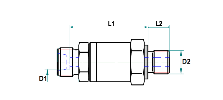 Racc tournant série L et S x GAZ cyl