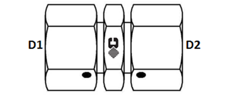 Adapteur réduit femelle x femelle série L