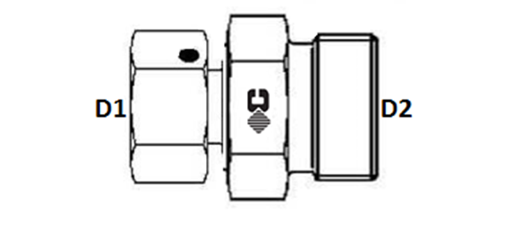 Adapteur de réduction femelle x male série L en S