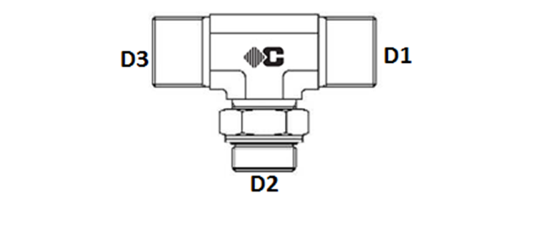 Te male MÉTRIQUE cylindrique série L et S