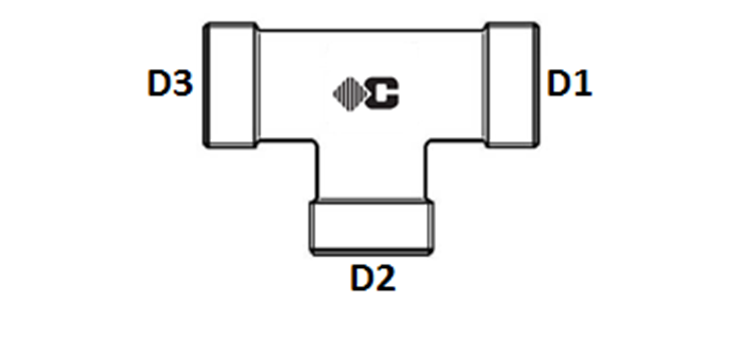 Te de réduction série L