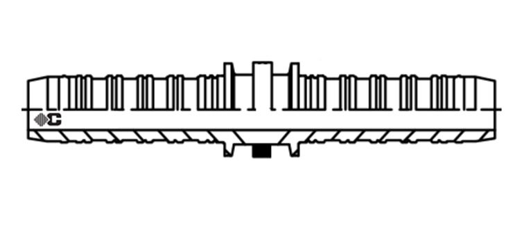 Jonction double inox