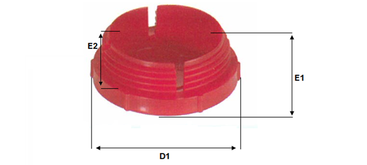 Bouchon male MÉTRIQUE