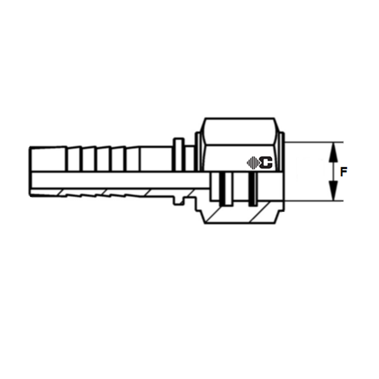 Embout à sertir femelle WEO