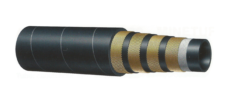 Tuyau 4 nappes métal 4SH Alfagomma