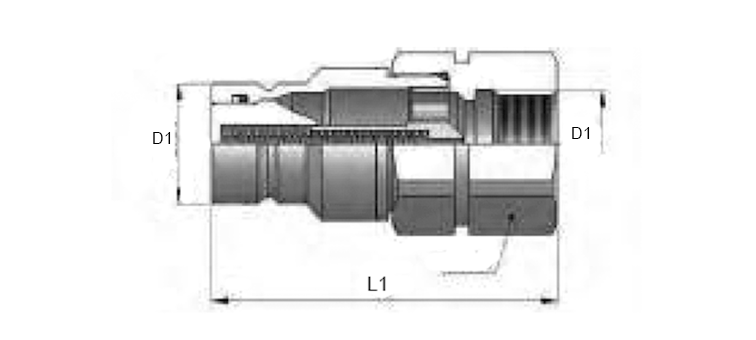 Coupleur à fond plat pour marteaux