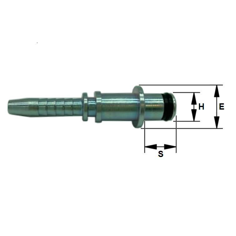 Embout à sertir male pour laveur