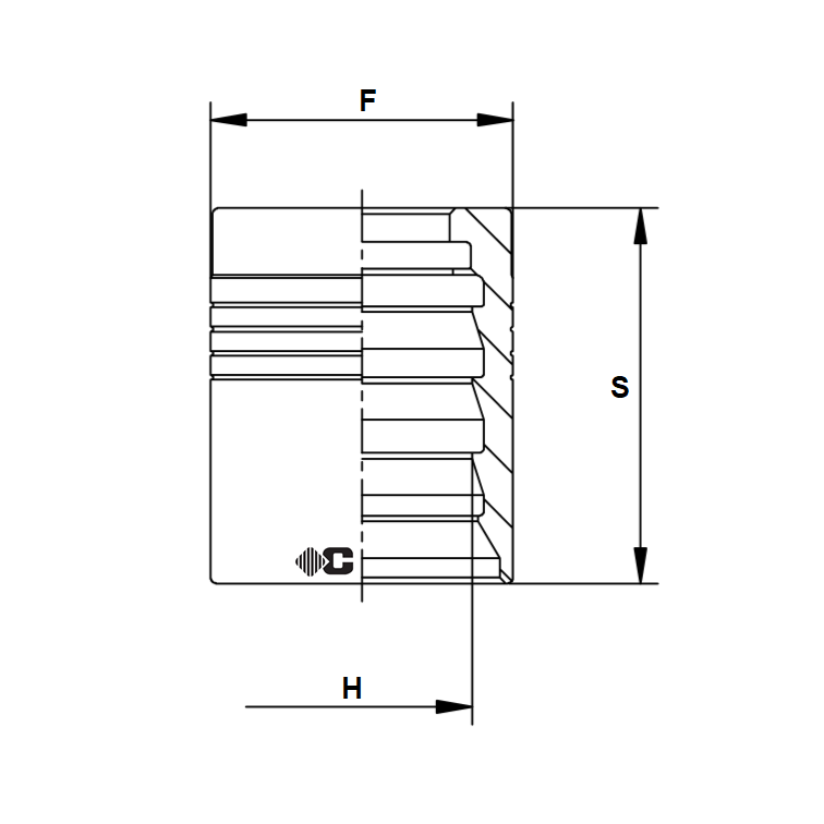 Jupe R2AT-R2A-4SP INOX