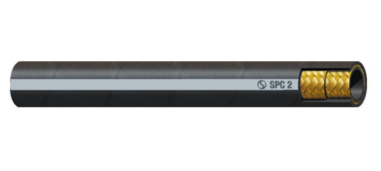 Tuyau 2 tresse acier compact SPC2