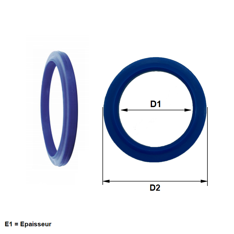 Joint bleu pour bride 3000 et 6000 PSI