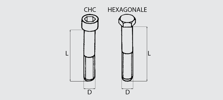 Vis acier pour collier série légère