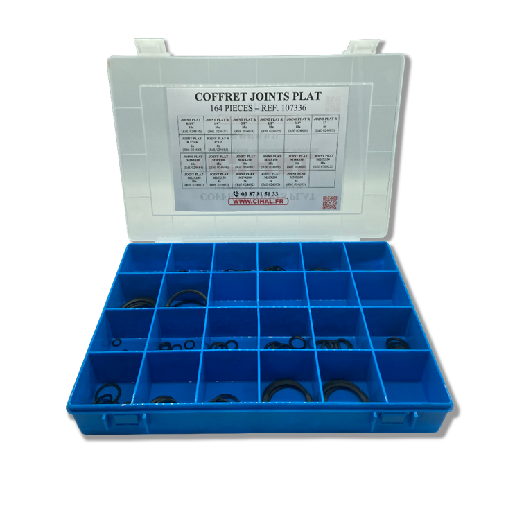 Coffret joint plat (pour raccord à bague)