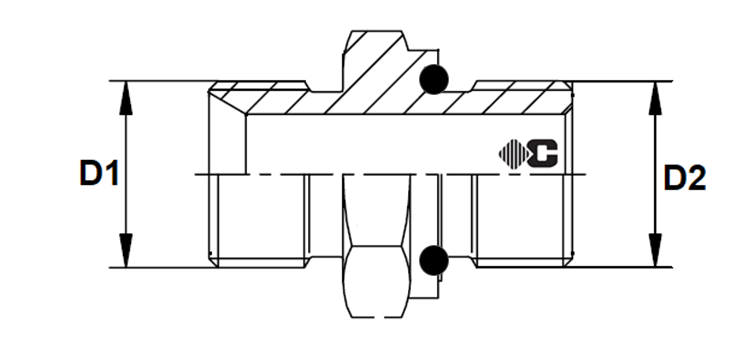 Adapteur male BSP x male SAE