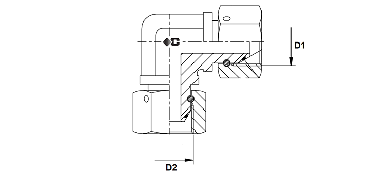 Coude 90° femelle BSP x femelle BSP
