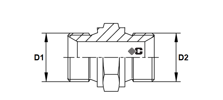 Adapteur male MÉTRIQUE x male MÉTRIQUE