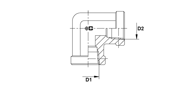 Coude 90° femelle NPT