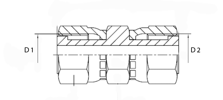 Adapteur tournant ORFS x tournant ORFS