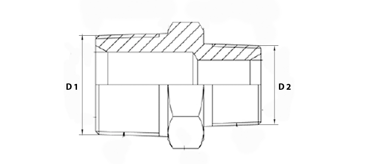 Adapteur male NPT X male NPT
