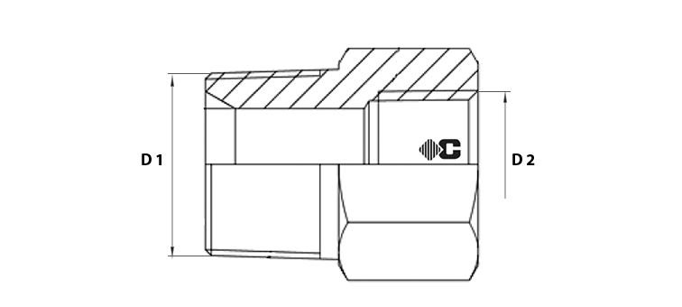 Adapteur male X femelle NPT
