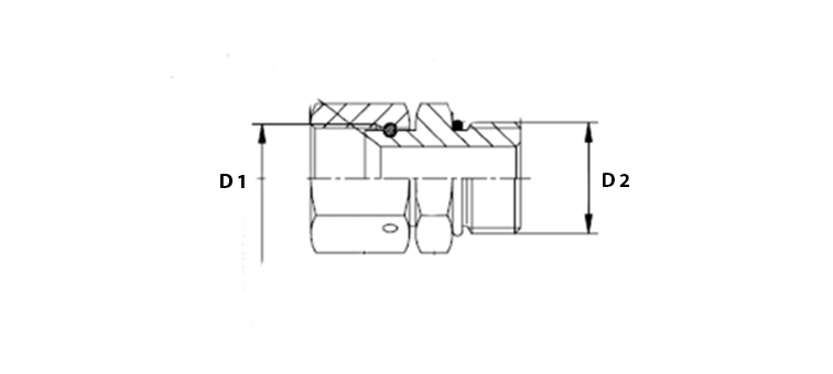 Adapteur tournant JIC x male SAE