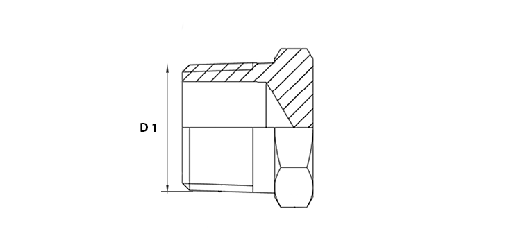 Bouchon male GAZ conique