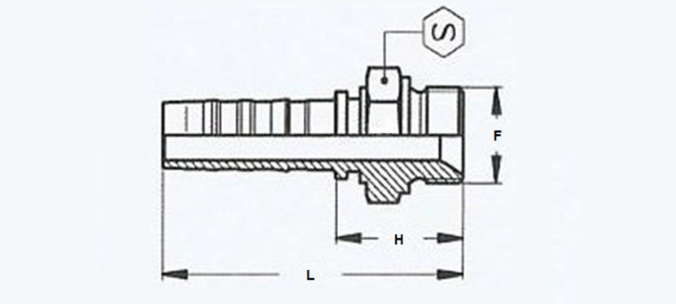 Embout sans dénudage male BSP