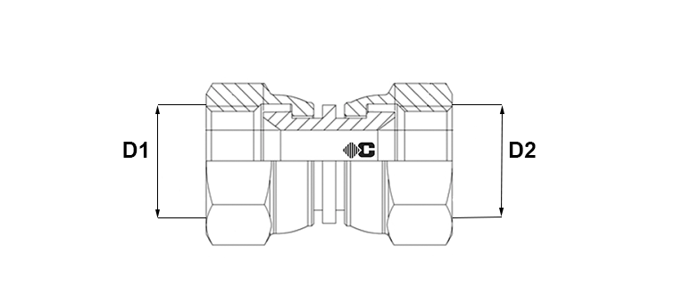 Adapteur tournant JIC x tournant JIC