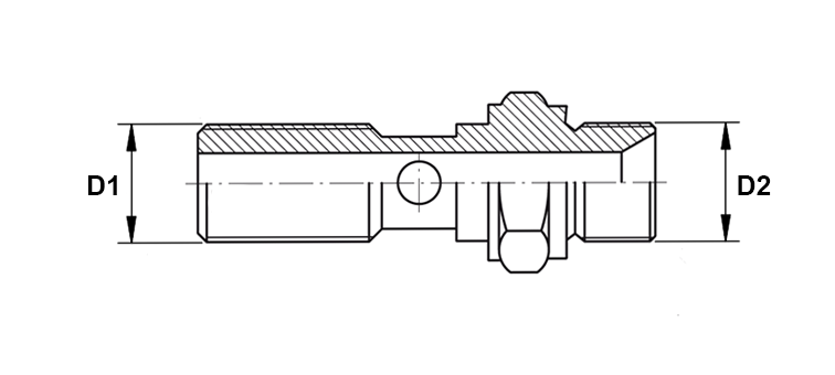 Adapteur male BSP x vis banjo