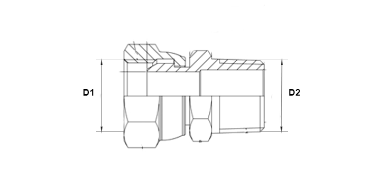 Adapteur femelle BSP x male GAZ conique