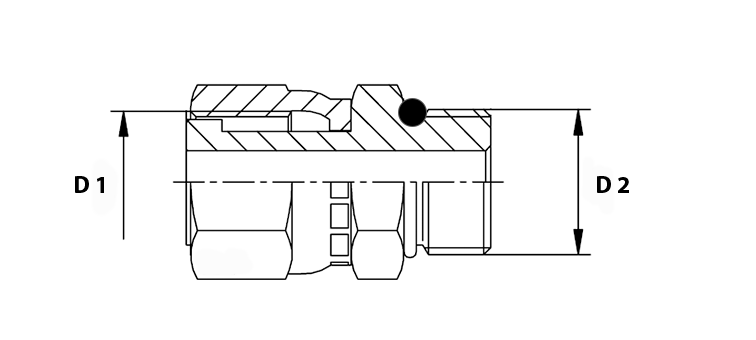 Adapteur tournant ORFS x male SAE