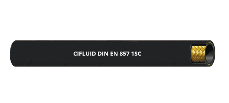 Tuyau 1 tresse acier compact 1SC