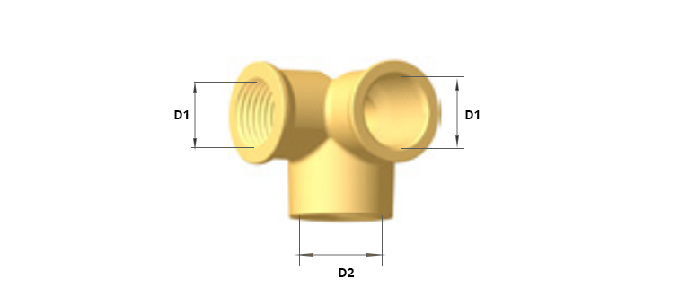 Te sur 2 plans - taraudages M16X1,5