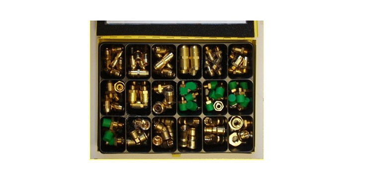 Coffret raccords de freinage pneumatique