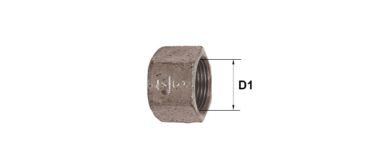 Bouchon femelle hexagonal 