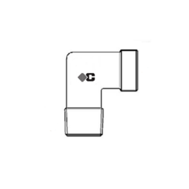 Coude male conique métrique série LL