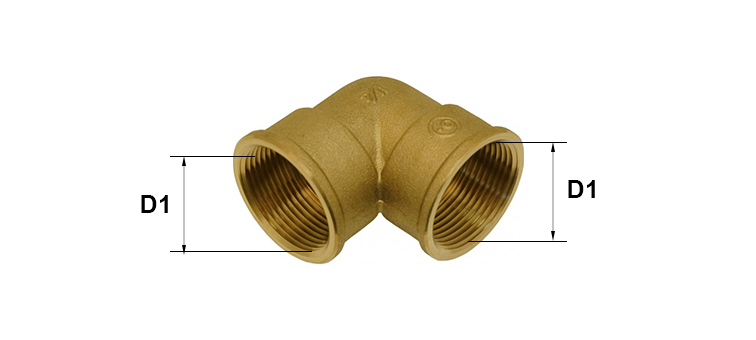 Coude laiton femelle x femelle 